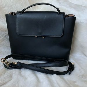 Mango black crossbody purse